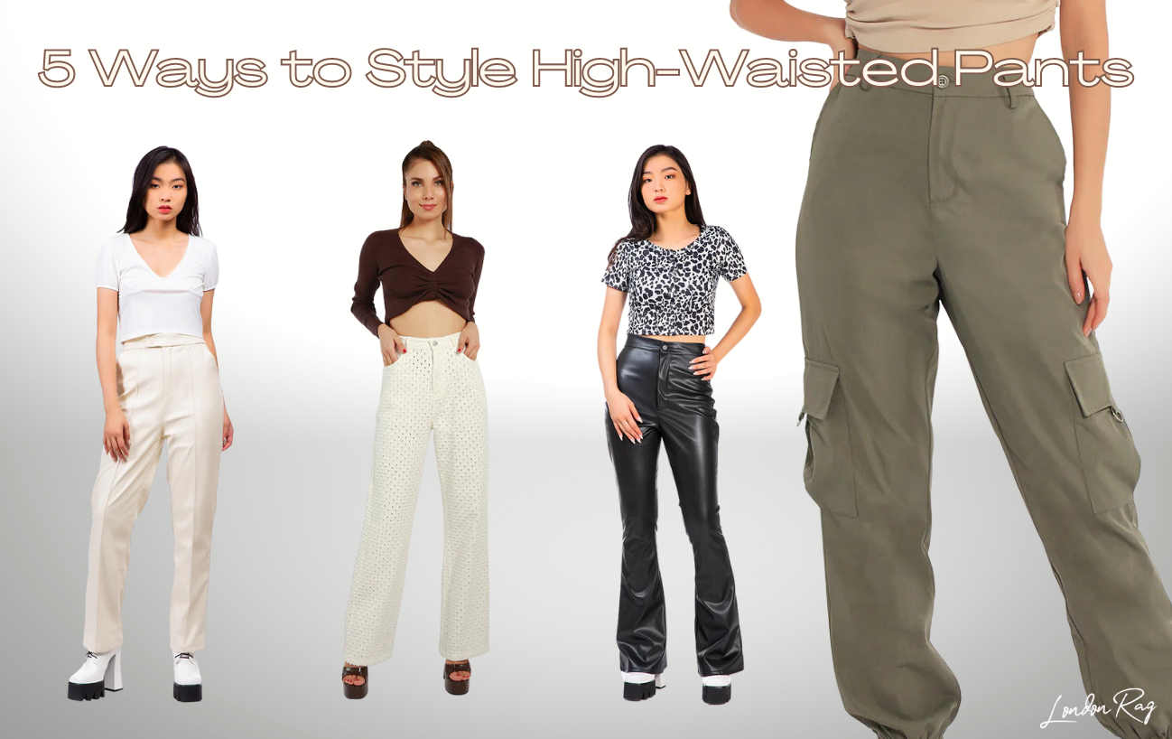 How to Style High Waisted Dress Pants - Trousers Style Tips for Women 