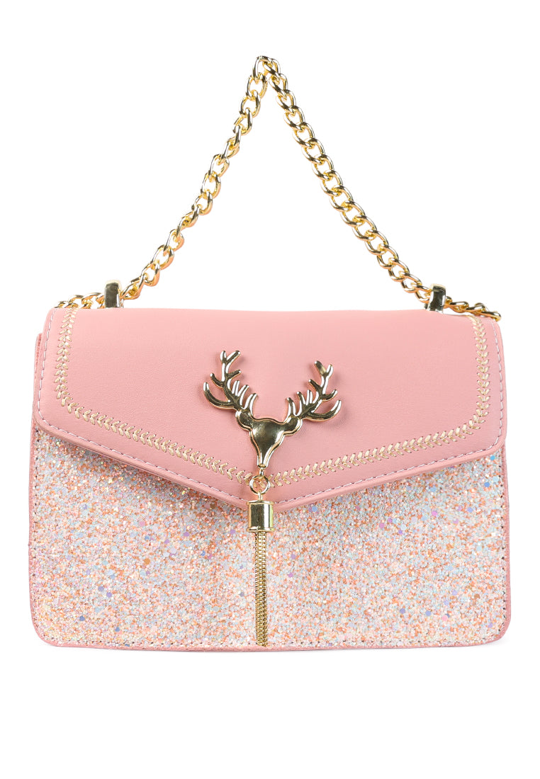 Glitter sale sling bag