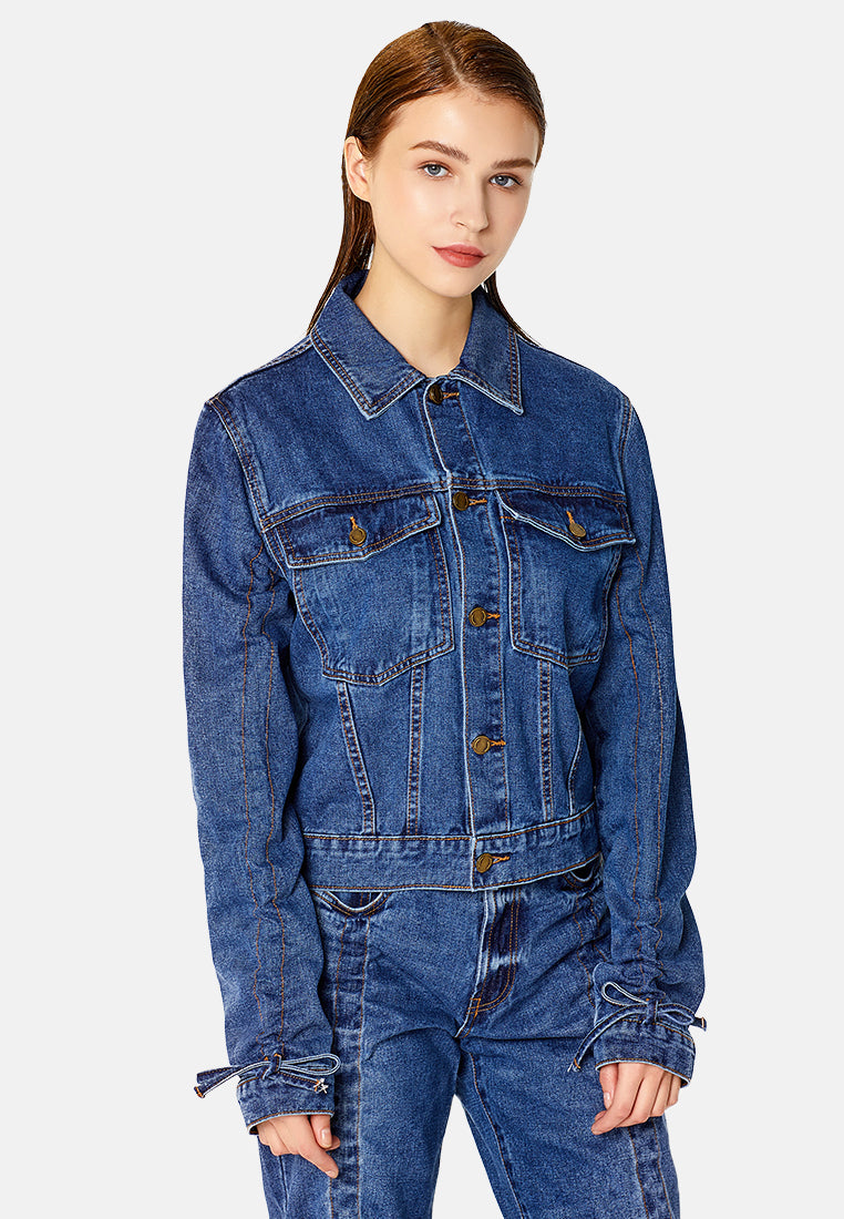 Full sleeve hot sale jeans jacket