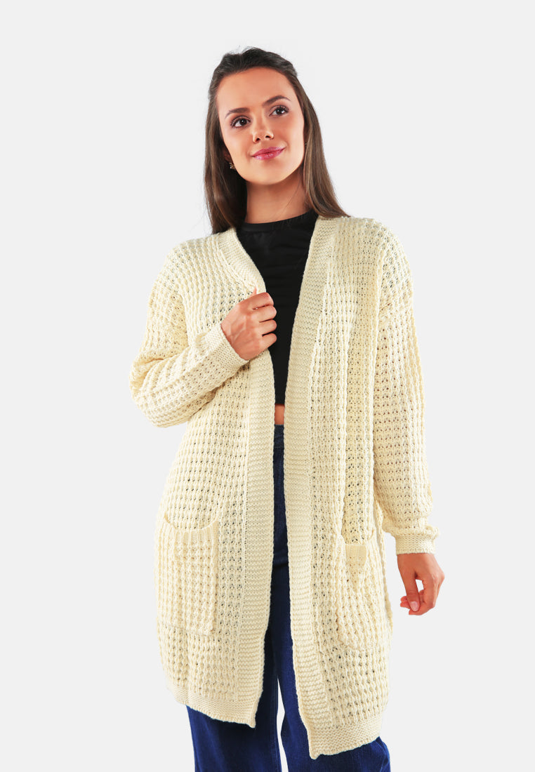 Buy Long Sleeve Knit Cardigan Online