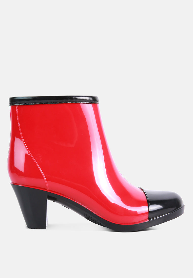 Heeled 2025 rain booties