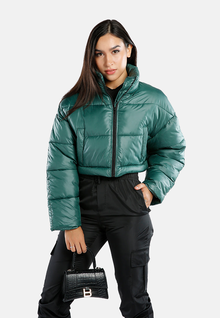 Turtleneck puffer sale jacket