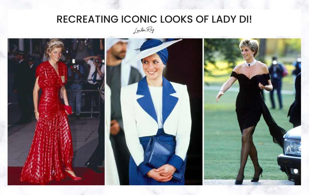 Recreating iconic looks of Lady Di!