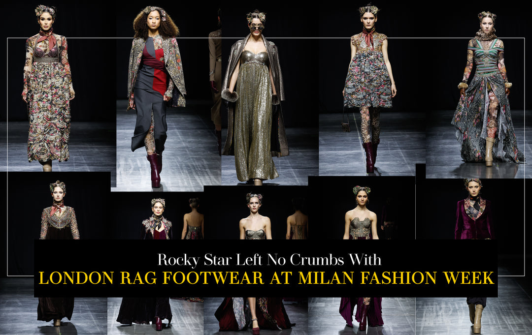 Rocky Star Left No Crumbs With London Rag Footwear At Milan Fashion Week