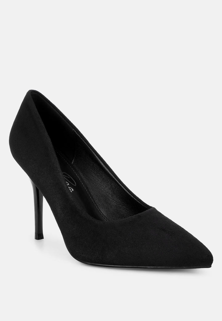 Cassiopa Pointed-Toe Stiletto Pumps#color_black-suede
