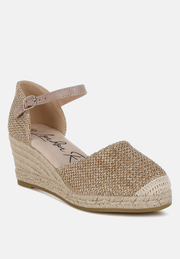 Ozaya Pin Buckle Espadrille Wedge Heels#color_beige