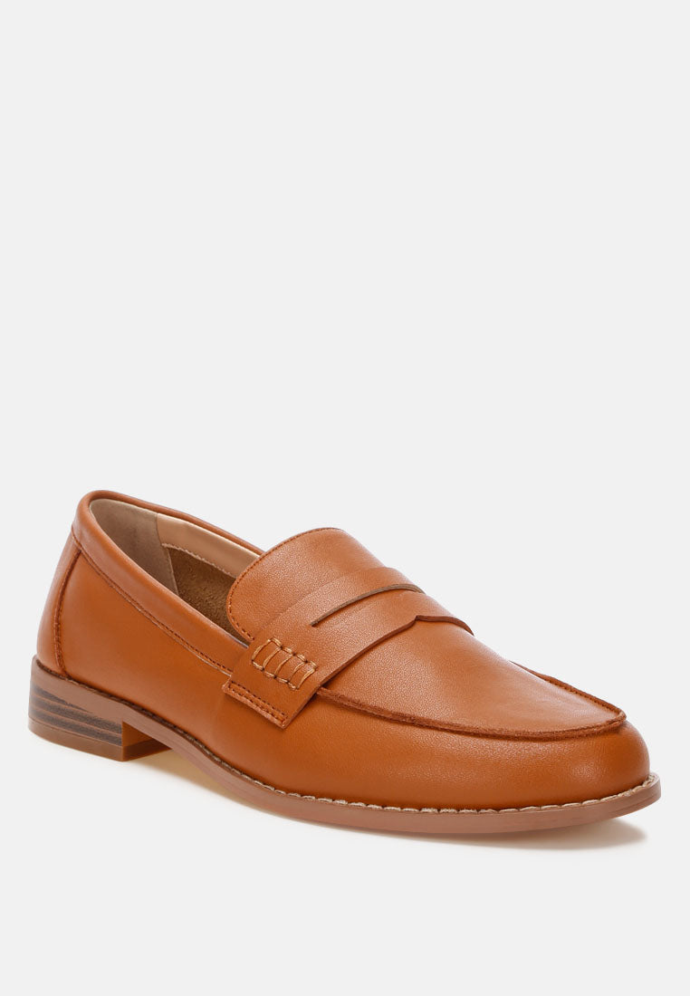 mocasines reiga con tacón bajo en bloque#color_tan