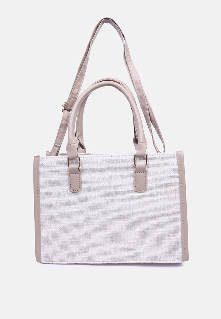 microfiber slogan tote bag#color_off-white