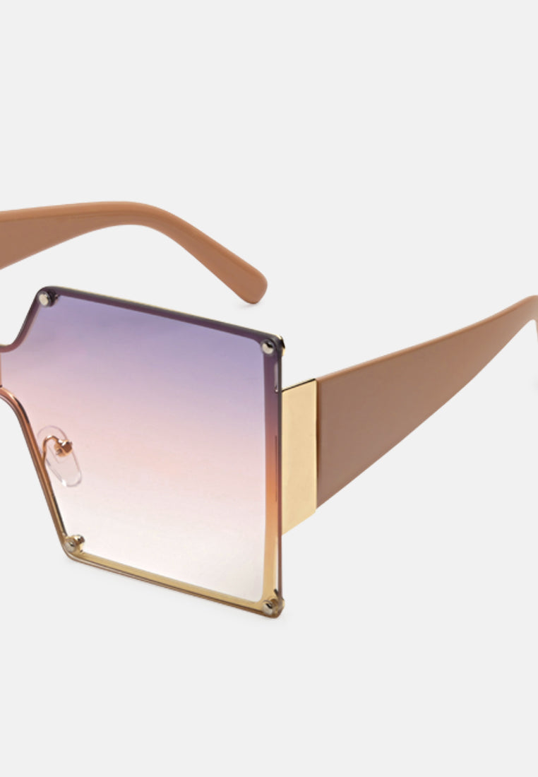 day star oversized square frame sunglasses#color_multi
