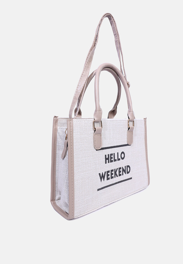 microfiber slogan tote bag#color_off-white