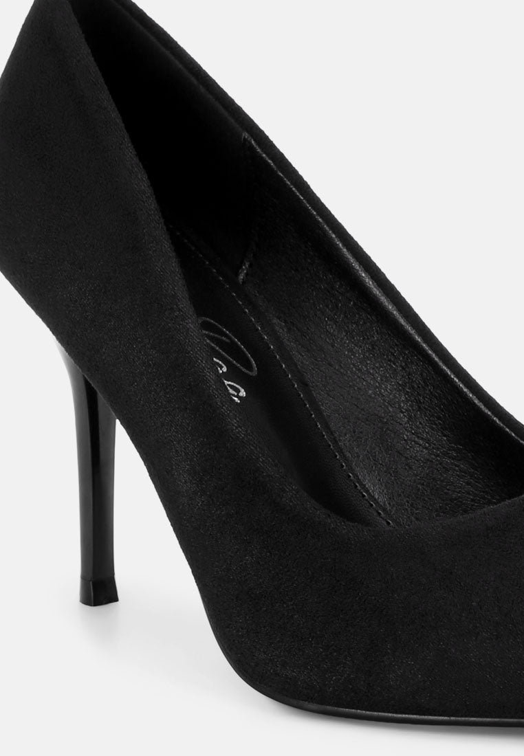 Cassiopa Pointed-Toe Stiletto Pumps#color_black-suede