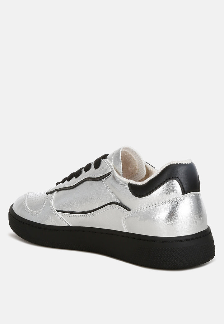 everyday sneakers by ruw color_silver_black