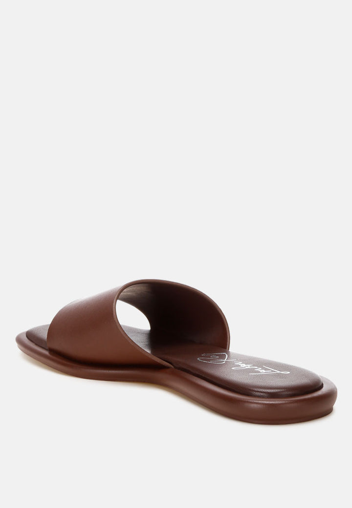 comfortable square toe flats by ft#color_brown