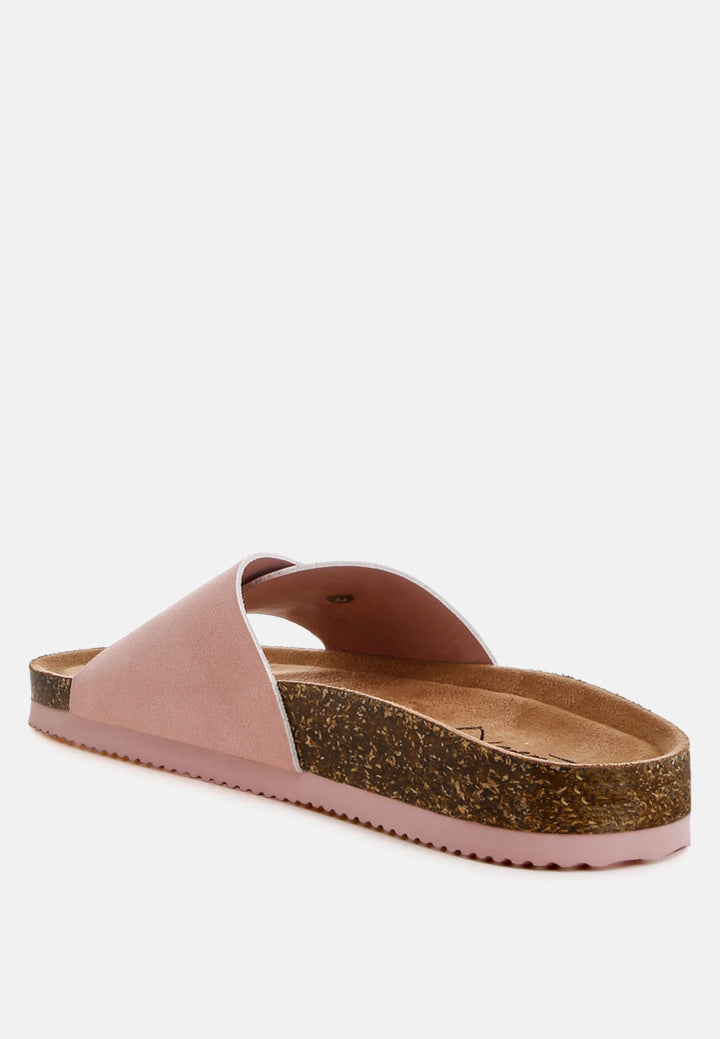 aranda buckled slide-on sandals#color_pink-nubuck-faux-leather