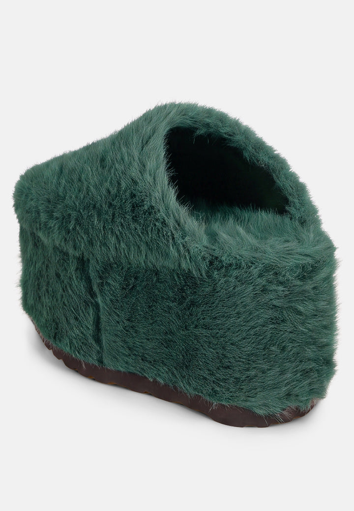 Walkwave Flatform Heel Slip Ons#color_green