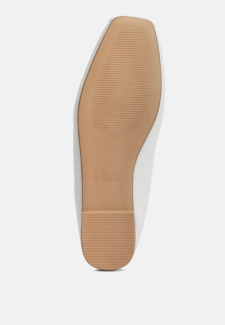 criss cross strap ballet flats by ruw#color_beige