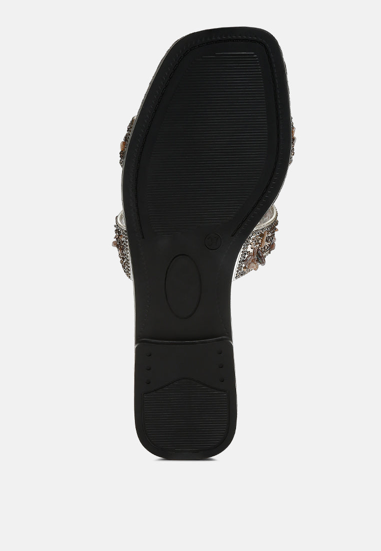 rhinestone detail cut-out flats by rag#color_black