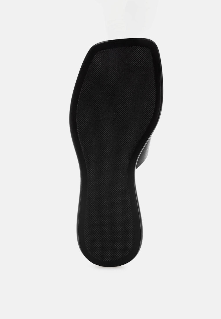 comfortable square toe flats by ft#color_black