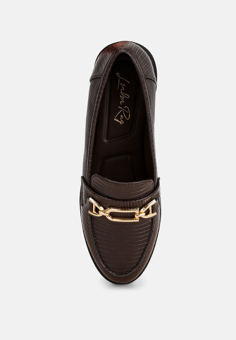 maribel horsebit detail loafers#color_brown-lizard