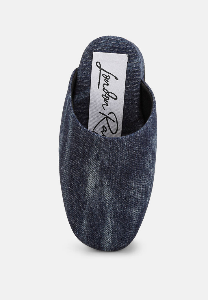 Walkwave Flatform Heel Slip Ons#color_denim