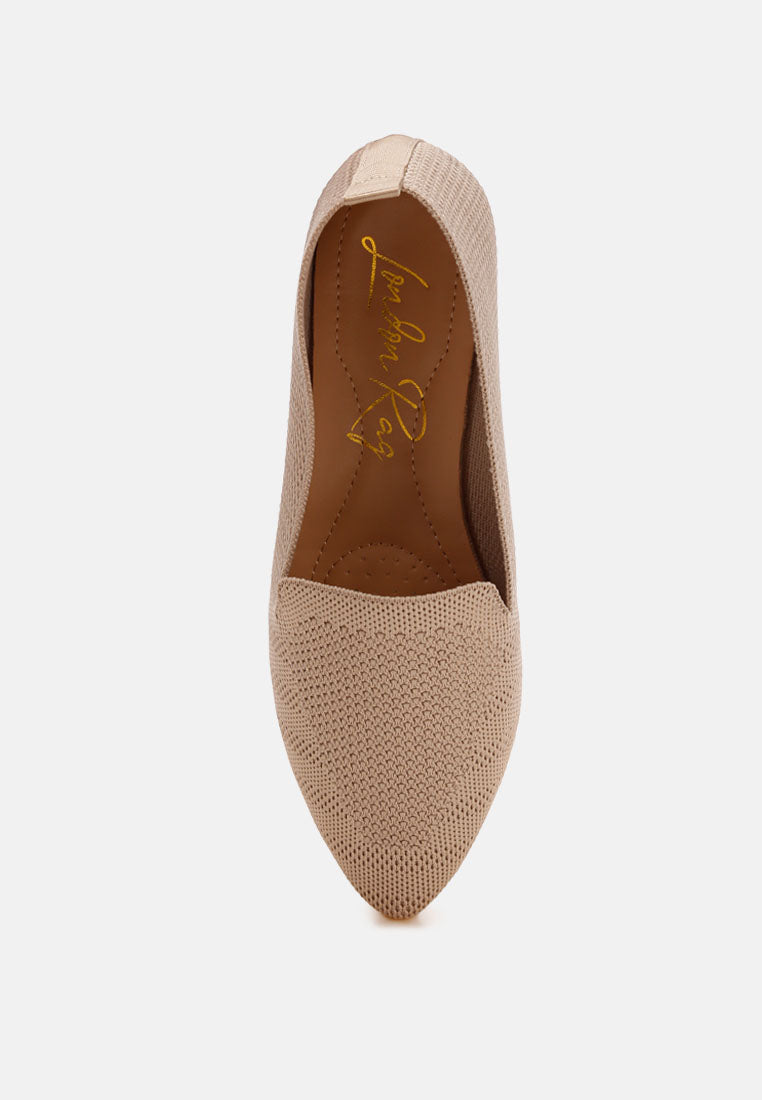 london rag women's rhinestone embellished pull tab loafers by motes#color_beige