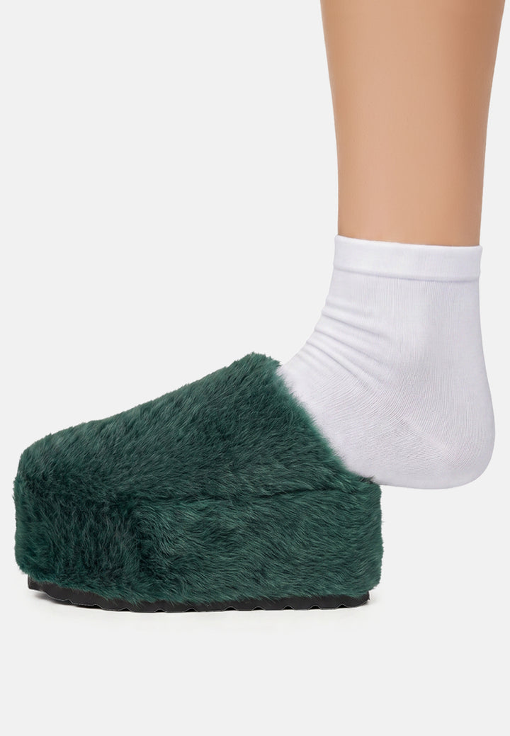 Walkwave Flatform Heel Slip Ons#color_green