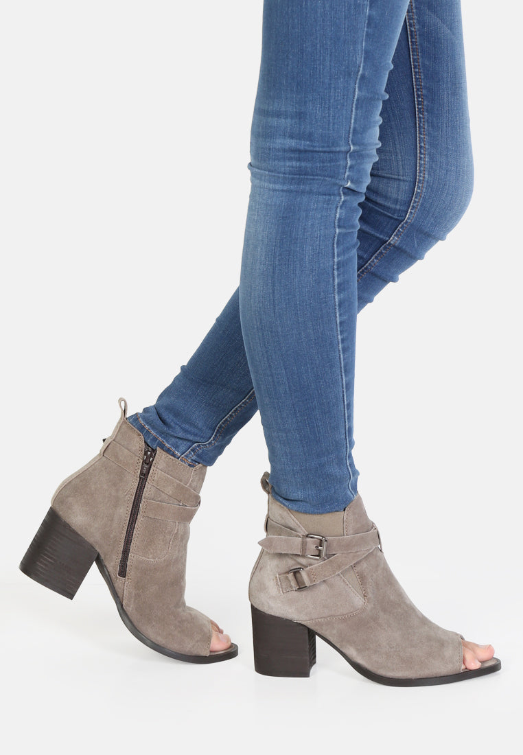 bria peep toe ankle boots#color_taupe
