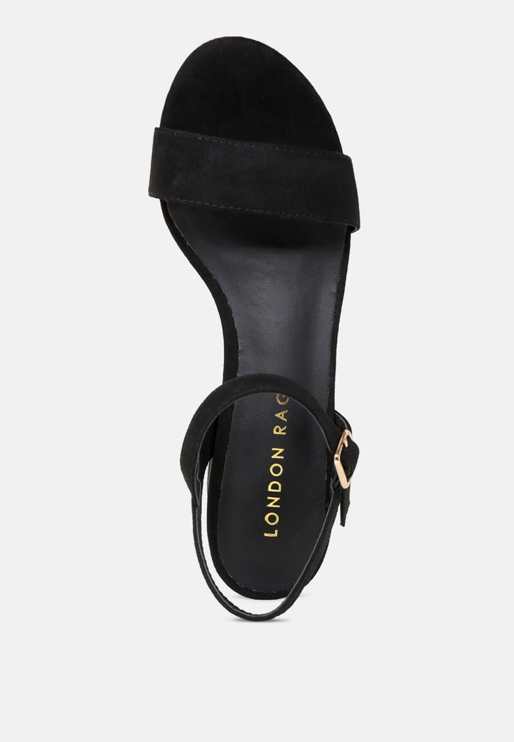 halley ankle strap low heel sandals#color_black