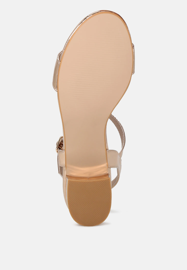 halley ankle strap low heel sandals#color_rose-gold