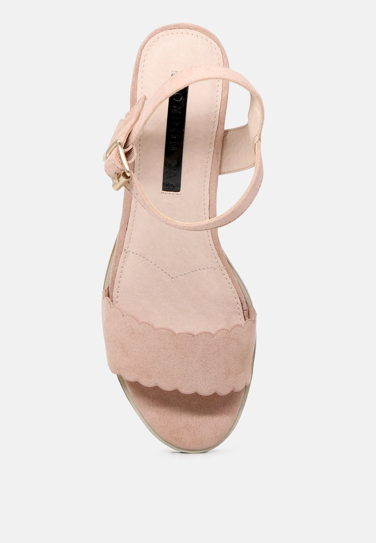 nia block heel sandals with buckle strap#color_pink