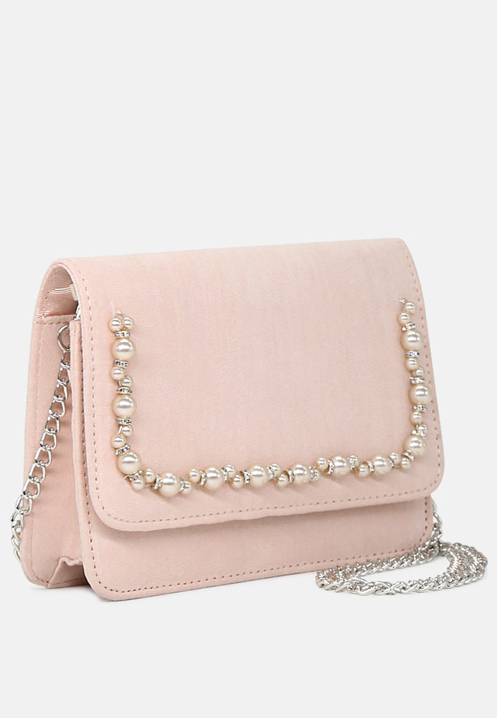 stylish casual sling bag#color_nude