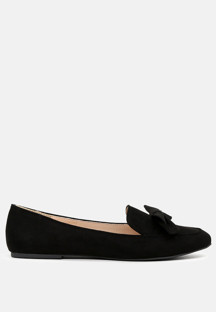bow loafer by mode#color_black