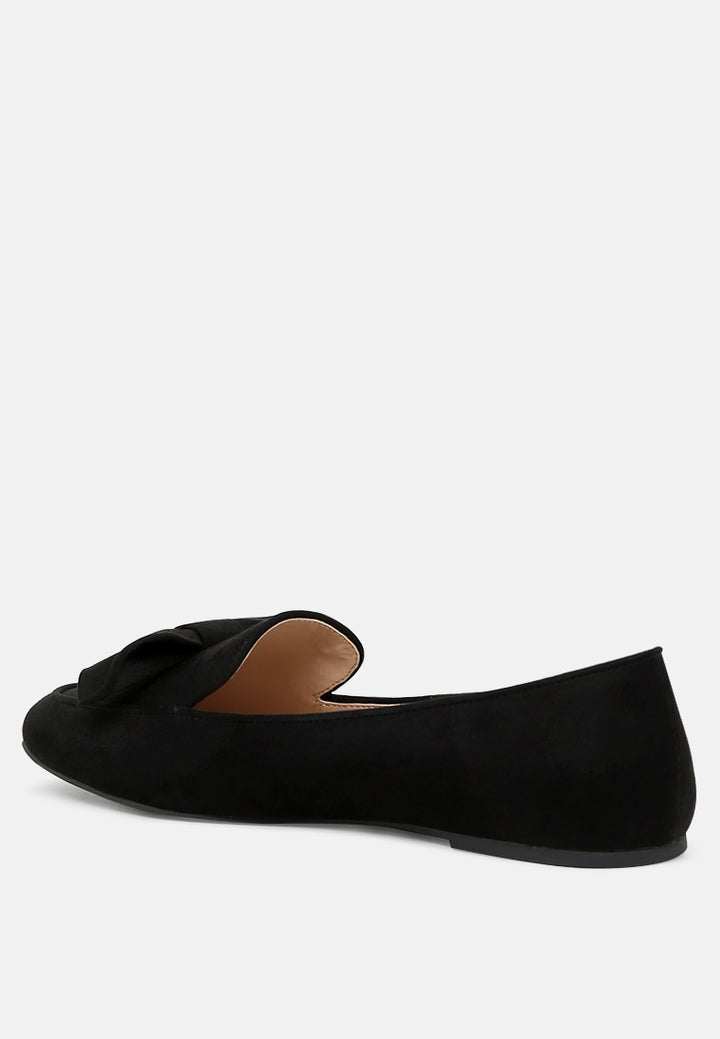 bow loafer by mode#color_black