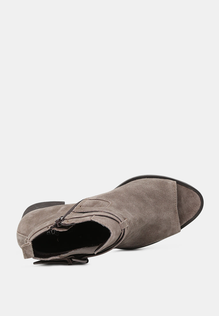 bria peep toe ankle boots#color_taupe