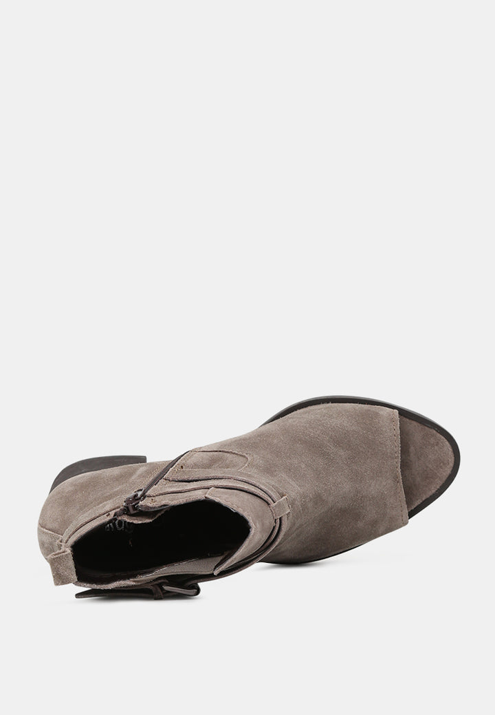 bria peep toe ankle boots#color_taupe