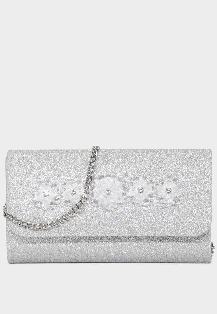 stylish shimmering sling bag#color_silver