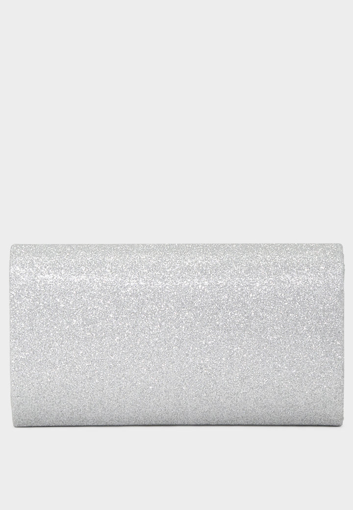 stylish shimmering sling bag#color_silver