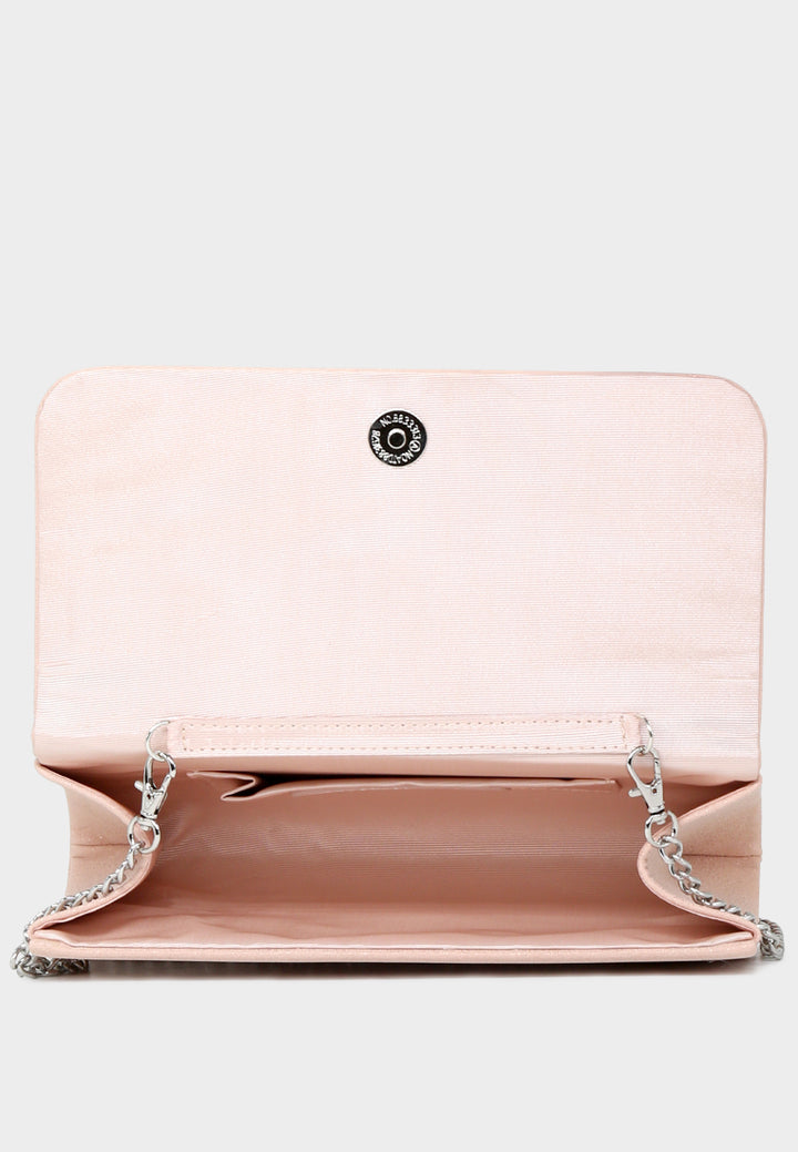 stylish shimmering sling bag#color_nude