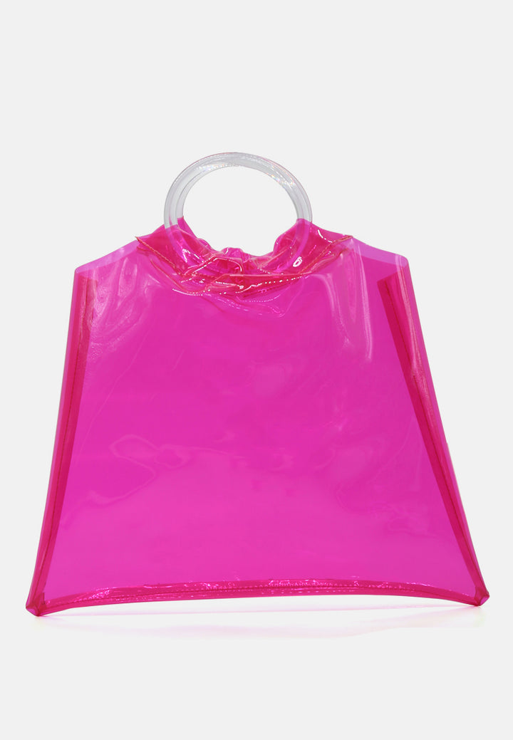 premium tote bag with round handles#color_fuchsia