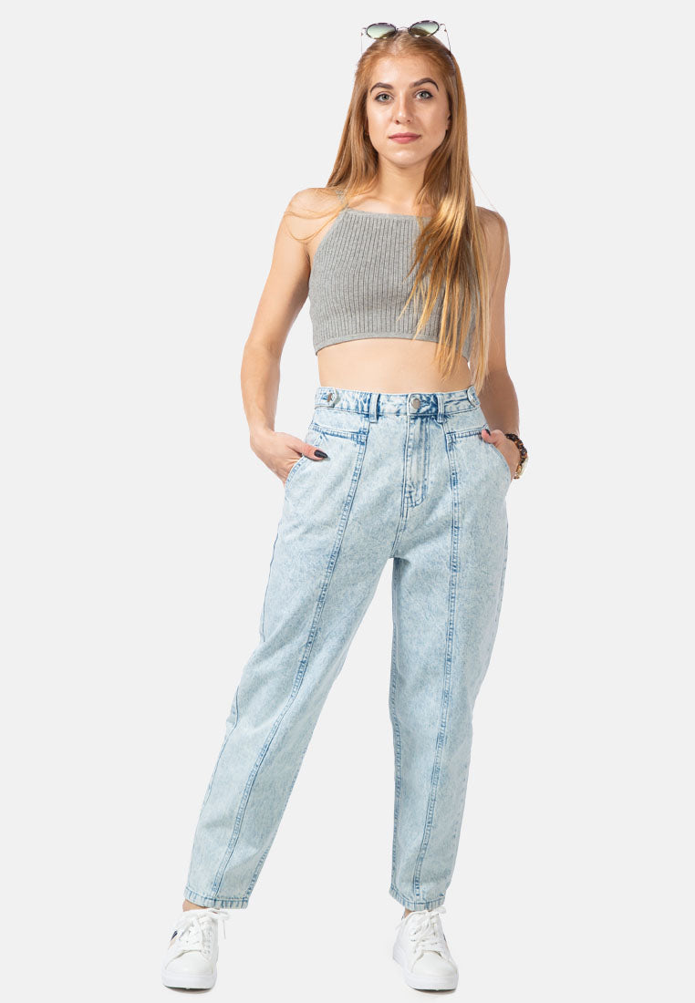 multi panel washed mom jeans#color_light-blue