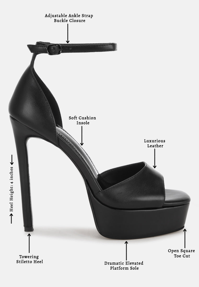Marshis Towering Platform Heel Sandals#color_black_smooth