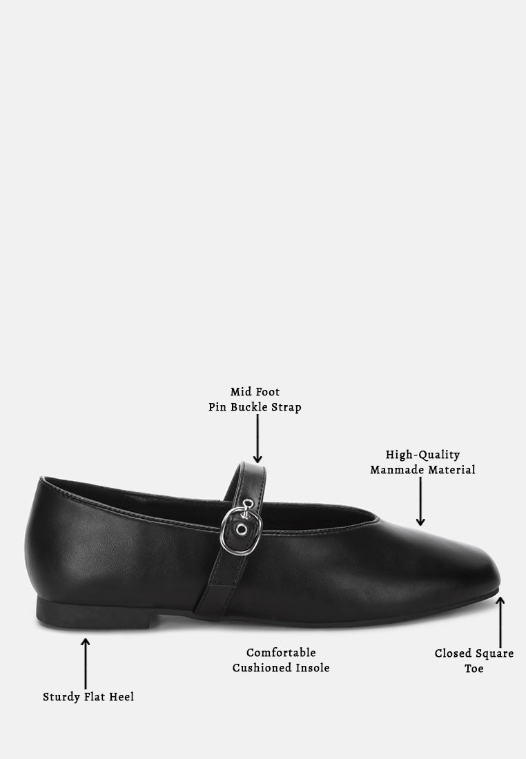 ninily mary jane flat ballerinas#color_black