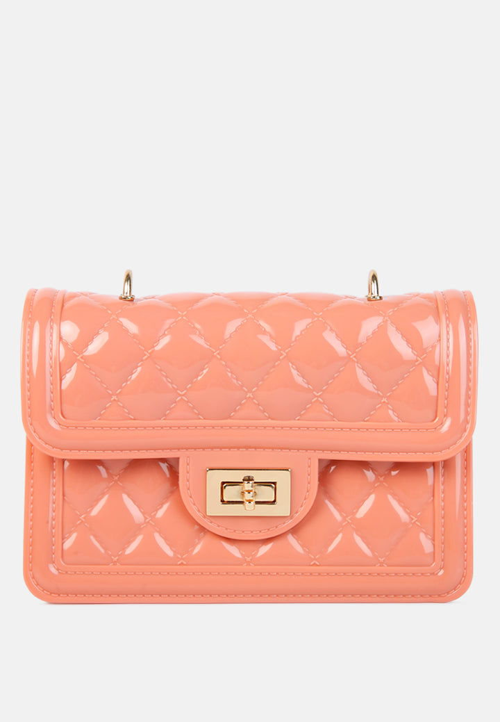 jelly quilted sling bag#color_pink