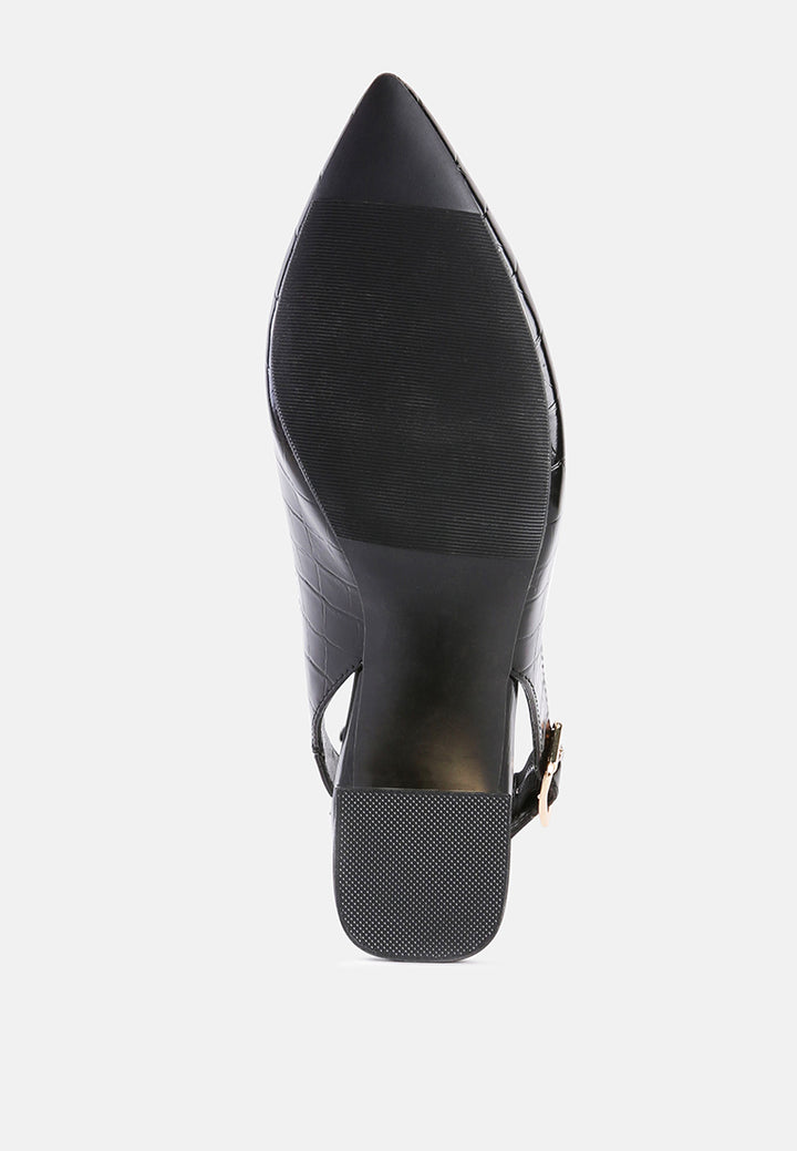gidget croc slingback block sandals by ruw#color_black
