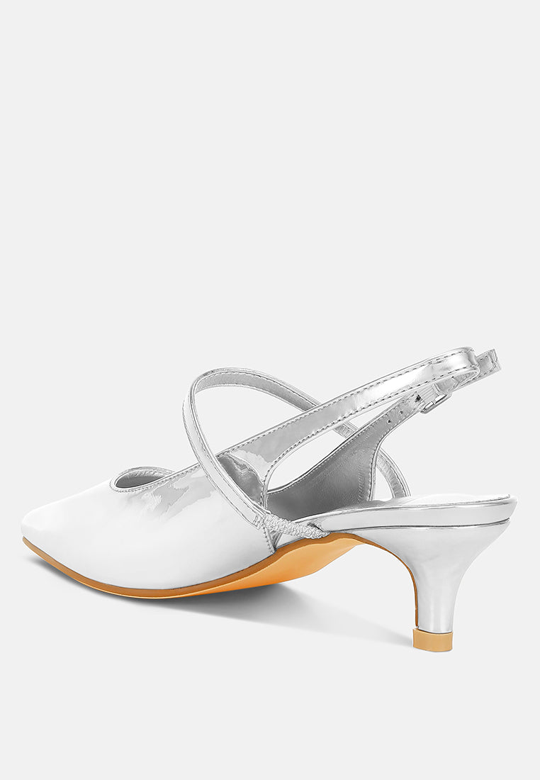 sandalias abloom con tacón de gatito y tira trasera#color_silver