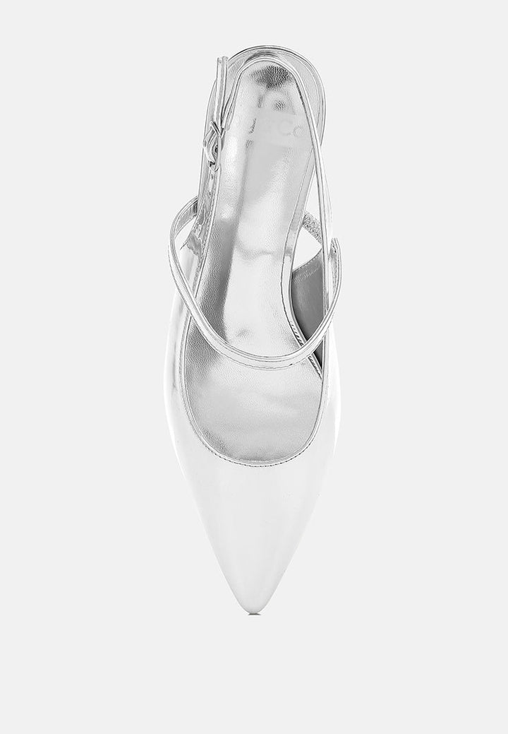 sandalias abloom con tacón de gatito y tira trasera#color_silver