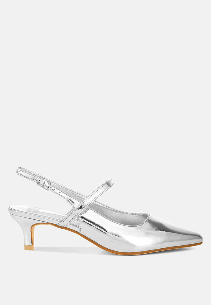 sandalias abloom con tacón de gatito y tira trasera#color_silver