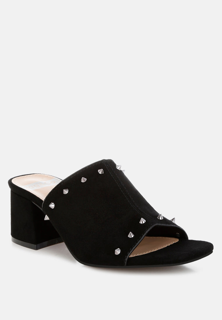 Zapatillas sin cordones de piel de ante auténtica Agape#color_black