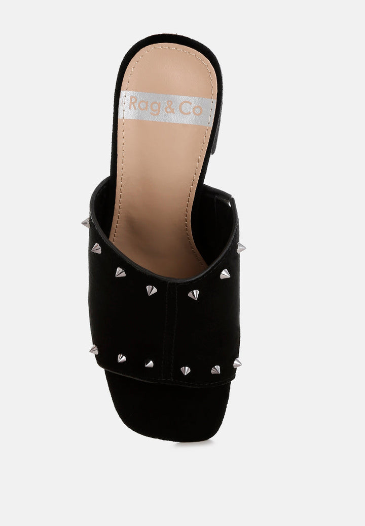 Zapatillas sin cordones de piel de ante auténtica Agape#color_black