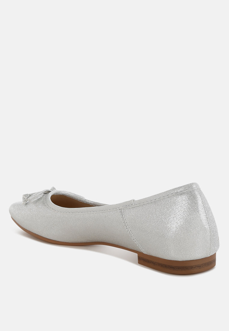 metallic ballet flats by ruw#color_silver